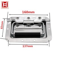 OEM Stainless Steel Self Returned Rubber Handle Cabinet Furniture Case Tool Boxes Chest Handle